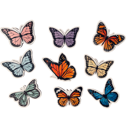 Cut Stickers/Decals - Butterfly bunch