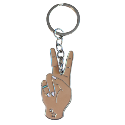 Hand Gesture 2 keychain