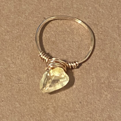 Natural Stone Ring - Citrine