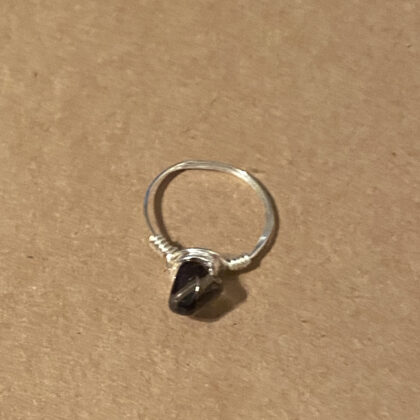 Natural Stone Ring - Smokey Quartz