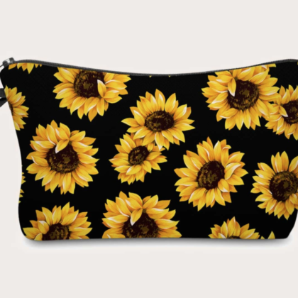 Sunflower Cosmetic Bag